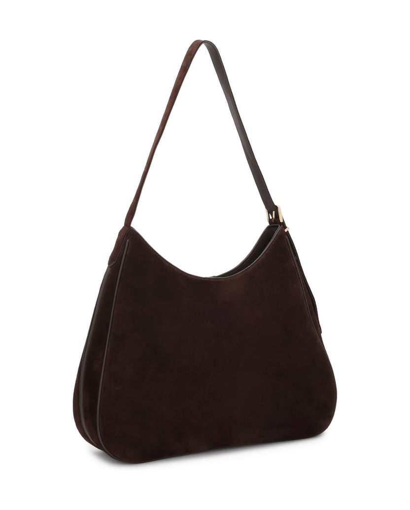 Kazar-Braune-Trapezhandtasche-aus-Wildleder-mit-Lederriemen-braun
