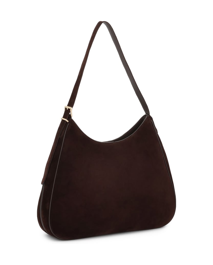 Kazar-Braune-Trapezhandtasche-aus-Wildleder-mit-Lederriemen-braun