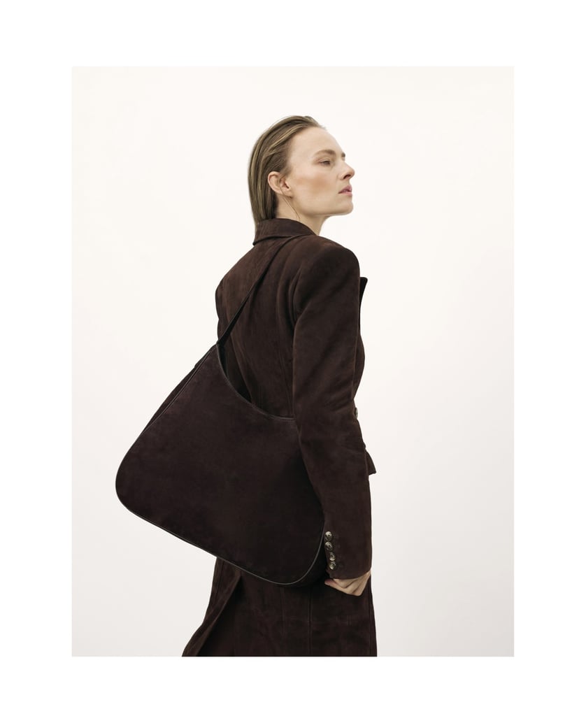 Kazar-Braune-Trapezhandtasche-aus-Wildleder-mit-Lederriemen-braun