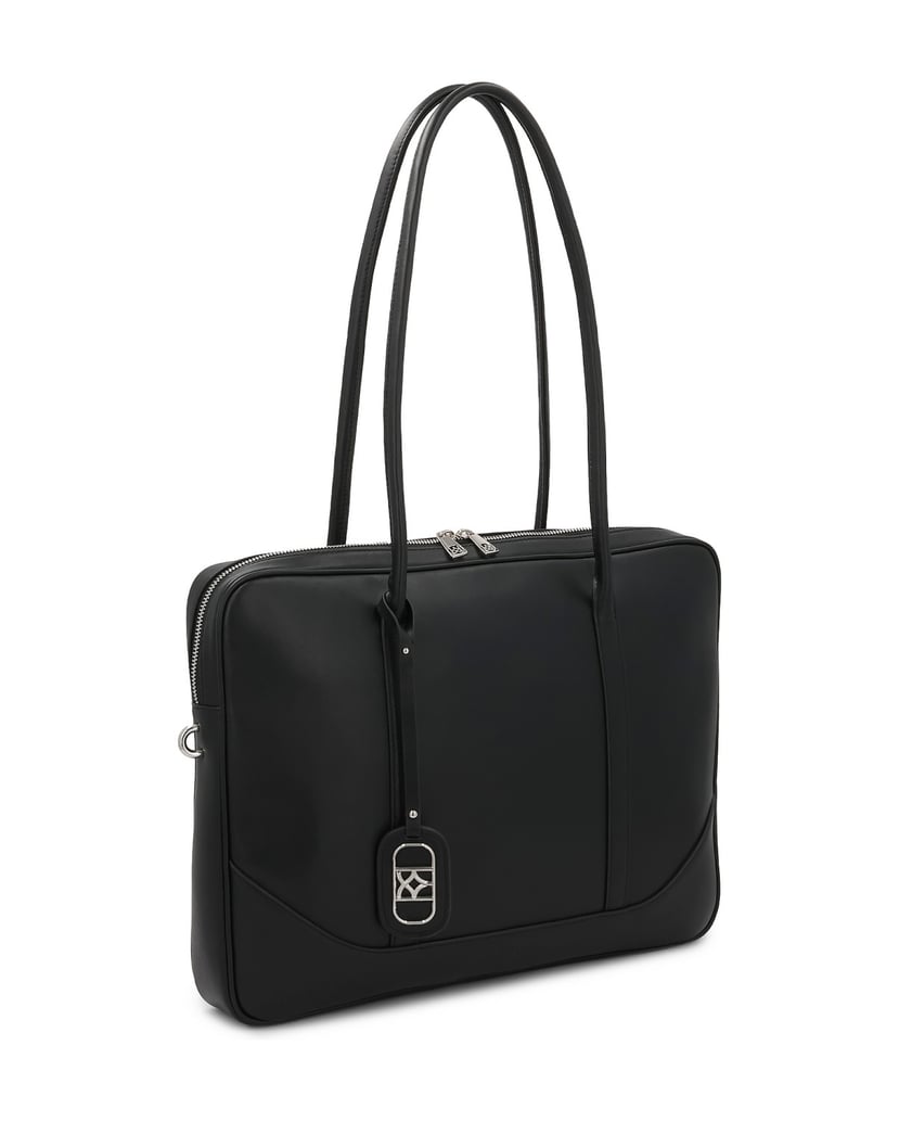 Kazar-Klassische-Laptoptasche-aus-schwarzem-Leder-schwarz