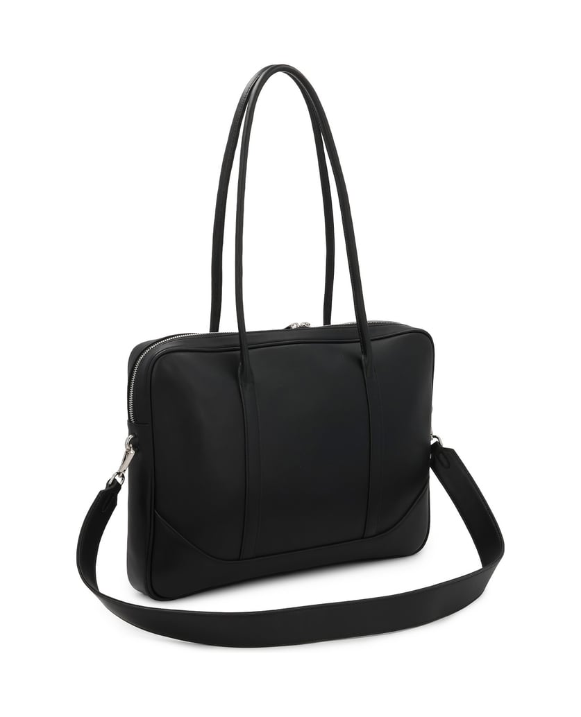 Kazar-Klassische-Laptoptasche-aus-schwarzem-Leder-schwarz