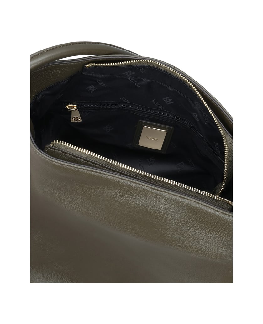 Kazar-Hobo-Tasche-mit-Henkel-in-Oliv-grün
