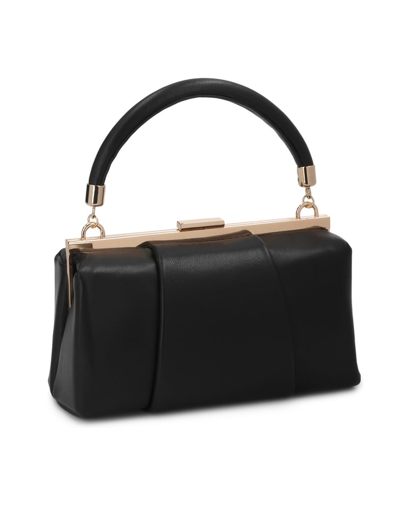 Kazar-Elegante-schwarze-Clutch-Tasche-mit-fester-Konstruktion-schwarz