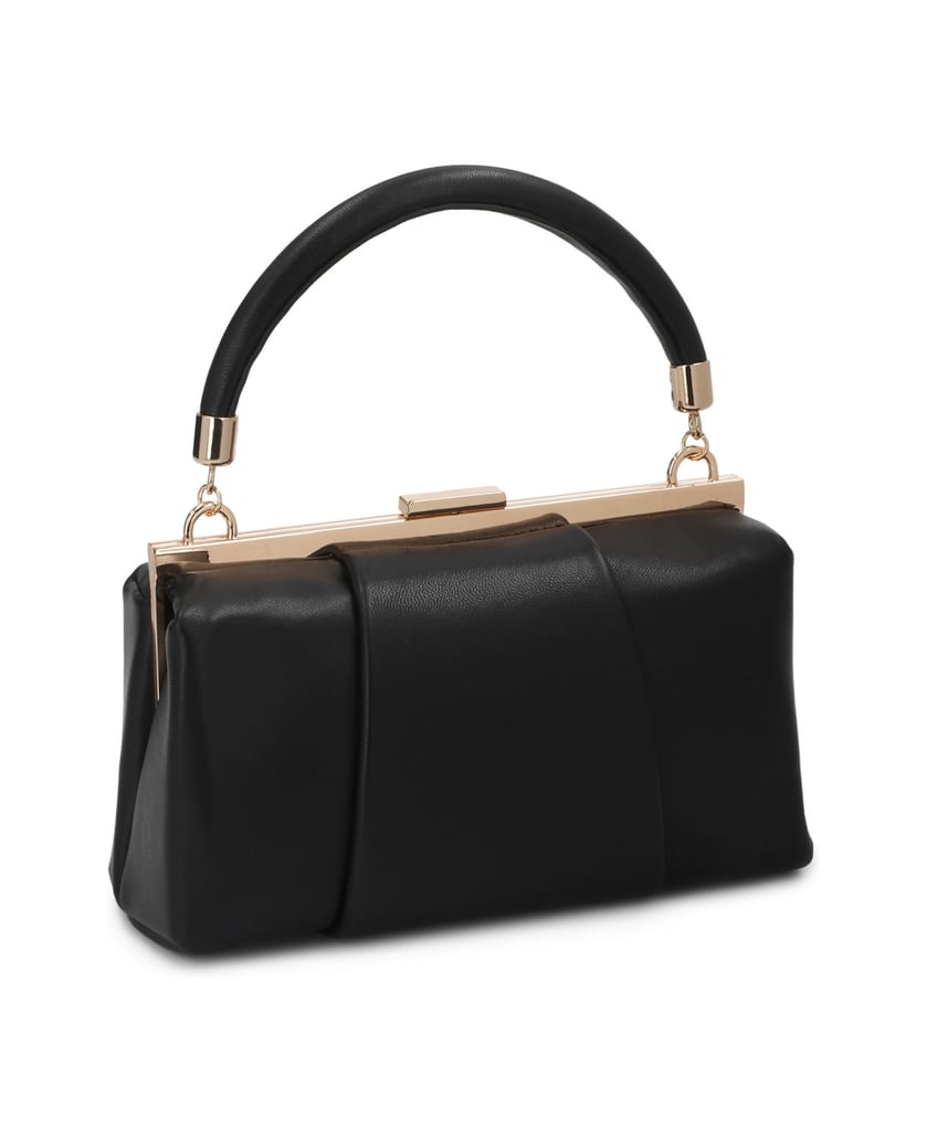 Kazar-Elegante-schwarze-Clutch-Tasche-mit-fester-Konstruktion-schwarz