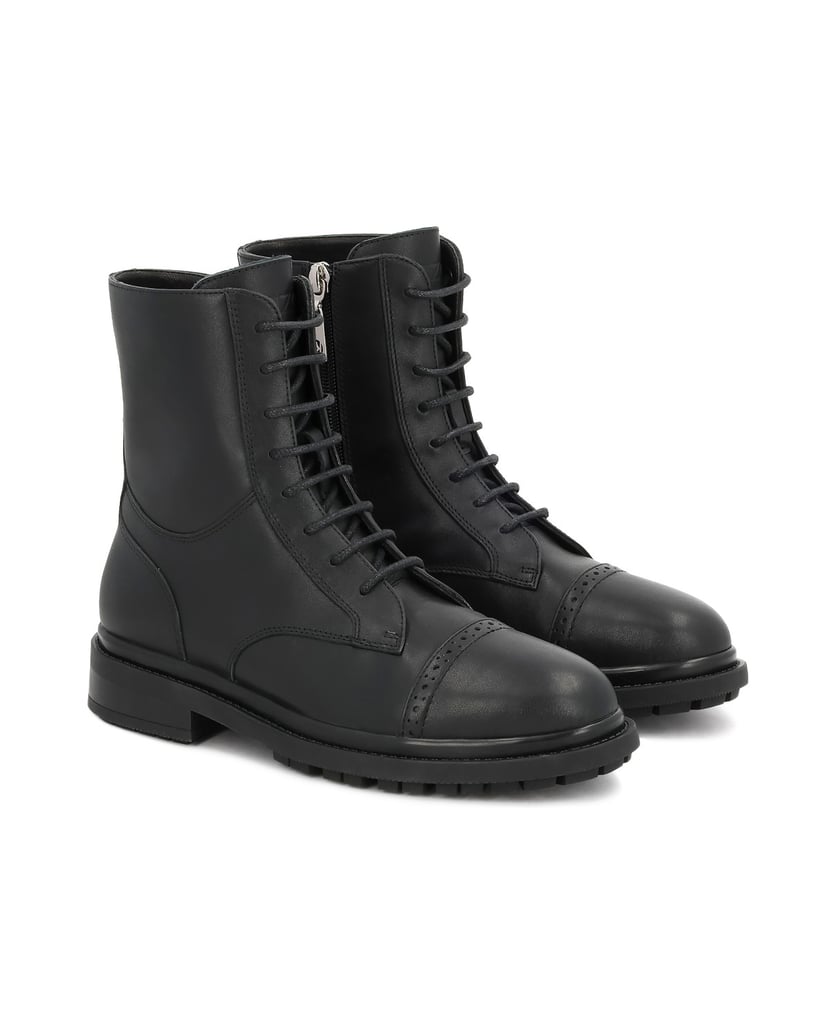Kazar-Schwarze-Stiefel-mit-durchbrochener-Verzierung-schwarz