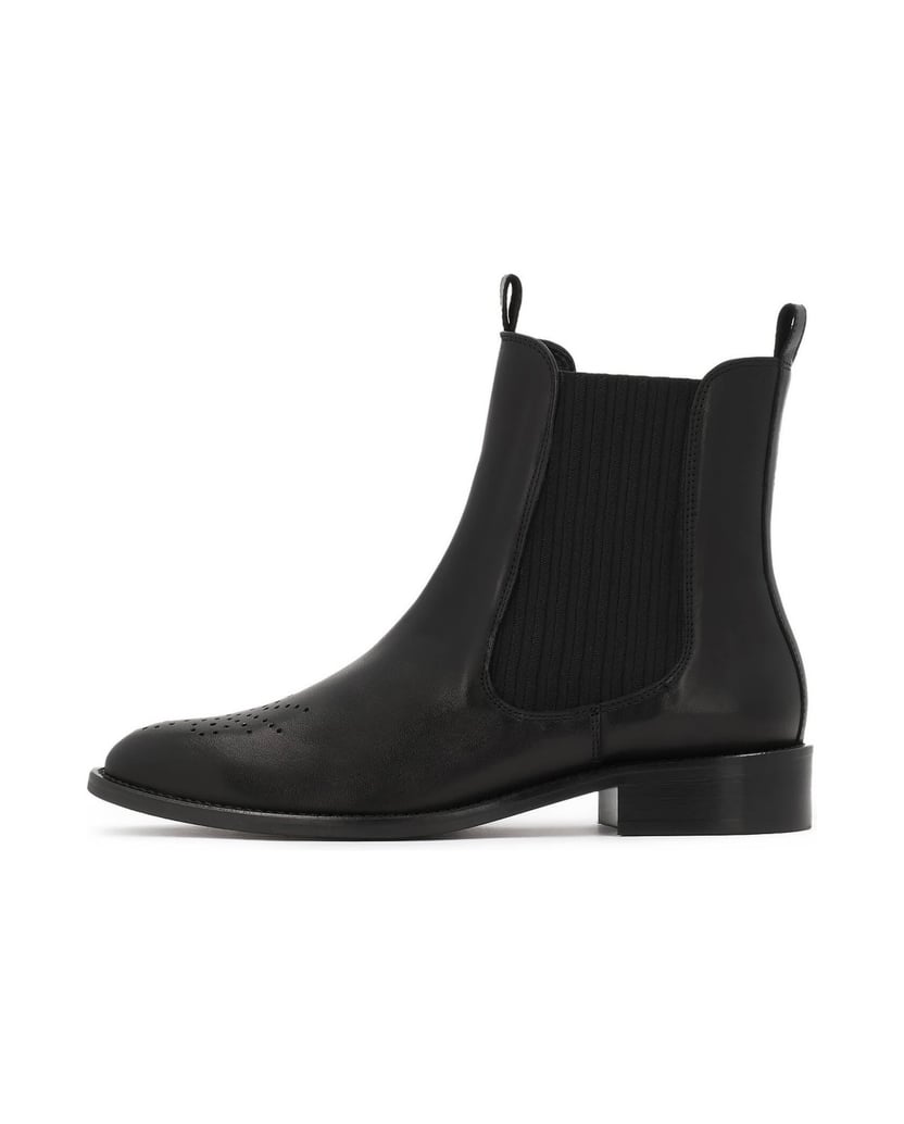 Kazar-Klassische-Chelsea-Stiefel-aus-Leder-schwarz