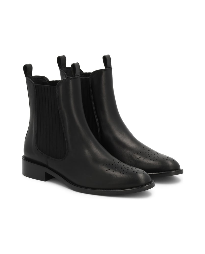 Kazar-Klassische-Chelsea-Stiefel-aus-Leder-schwarz
