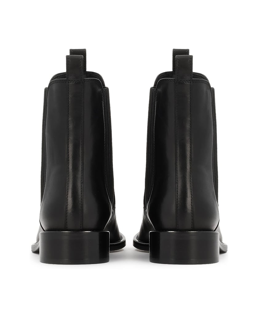 Kazar-Klassische-Chelsea-Stiefel-aus-Leder-schwarz