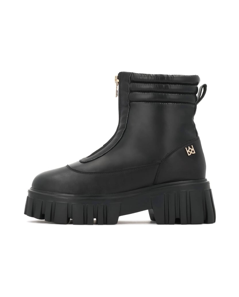 Kazar-Stiefel-mit-einem-Reißverschluss-auf-der-Vorderseite-schwarz