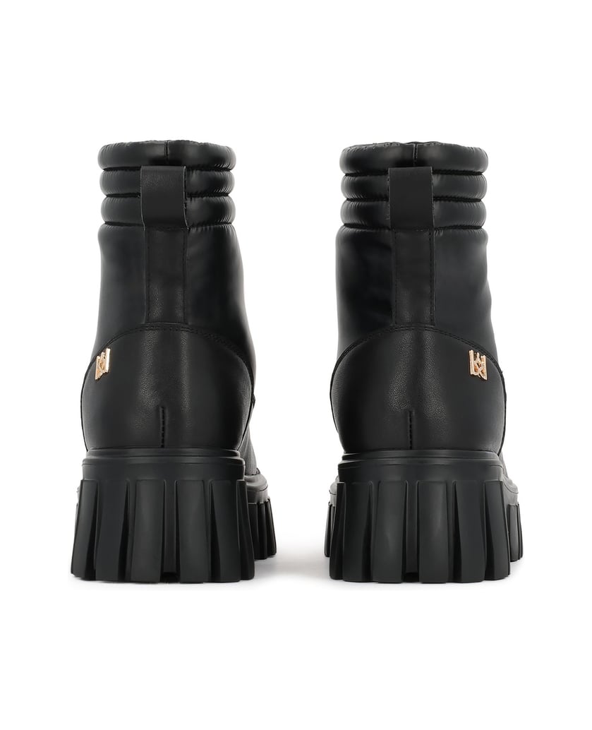 Kazar-Stiefel-mit-einem-Reißverschluss-auf-der-Vorderseite-schwarz