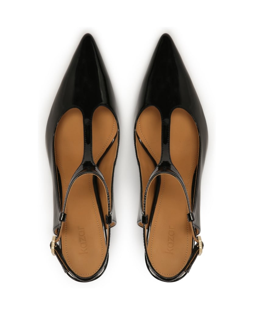 Kazar-Schwarze-Pumps-mit-offenem-Absatz-schwarz