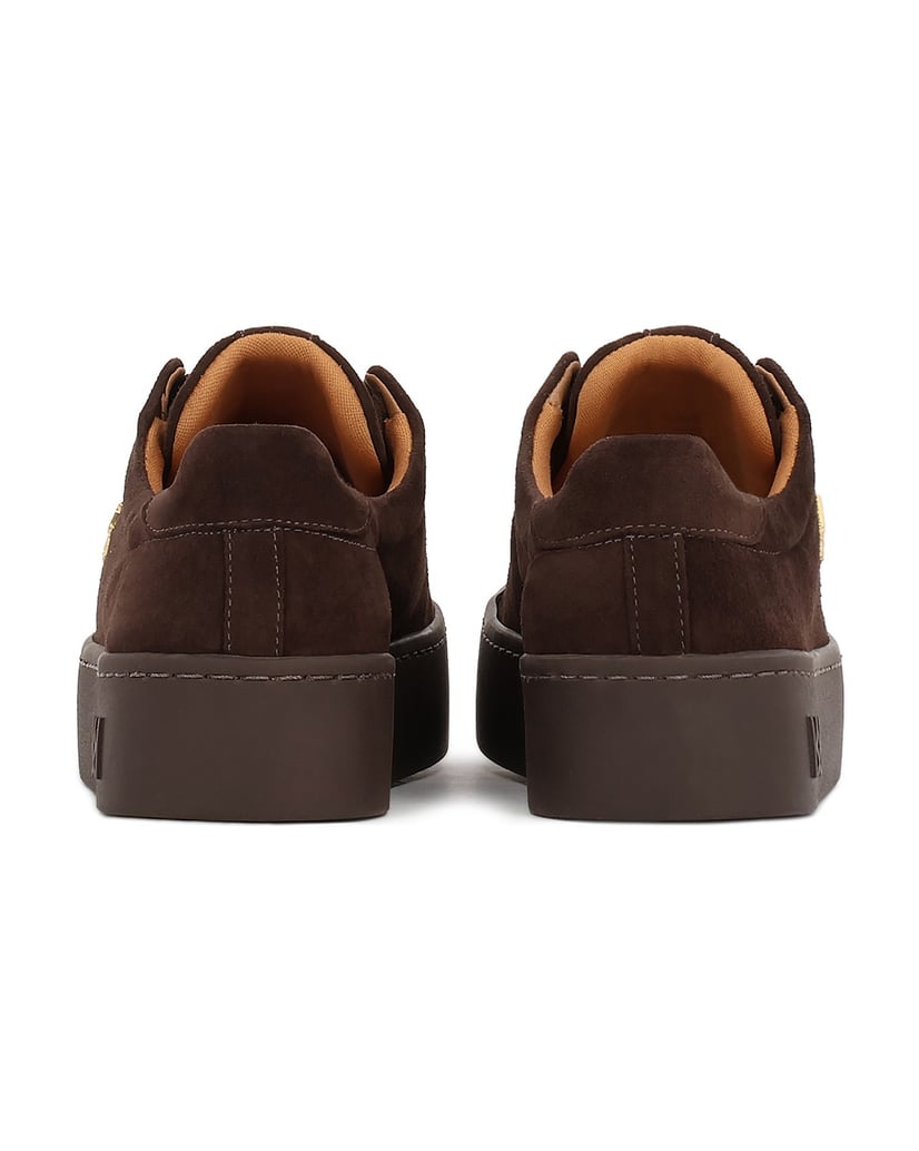 Kazar-Braune-Turnschuhe-aus-Wildleder-dunkelbraun