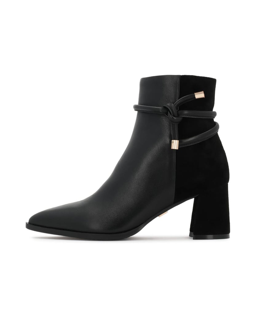 Kazar-Schwarze-Stiefel-aus-Wildleder-und-Glattleder-schwarz