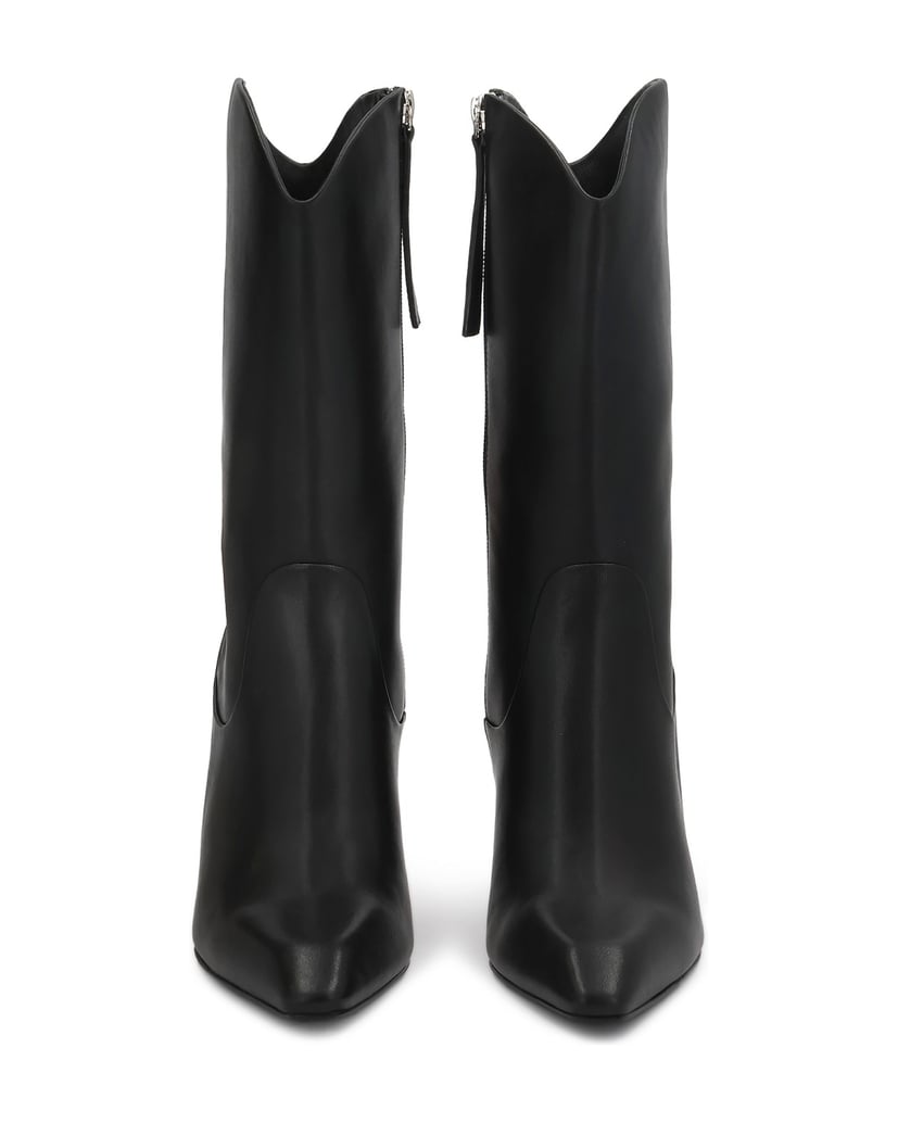 Kazar-Stiefel-mit-Absatz-aus-Leder-und-abgerundetem-Schaft-schwarz