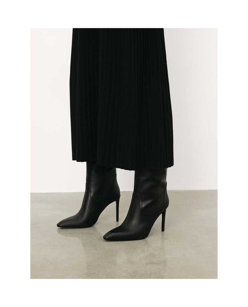 Kazar-Stiefel-mit-Absatz-aus-Leder-und-abgerundetem-Schaft-schwarz