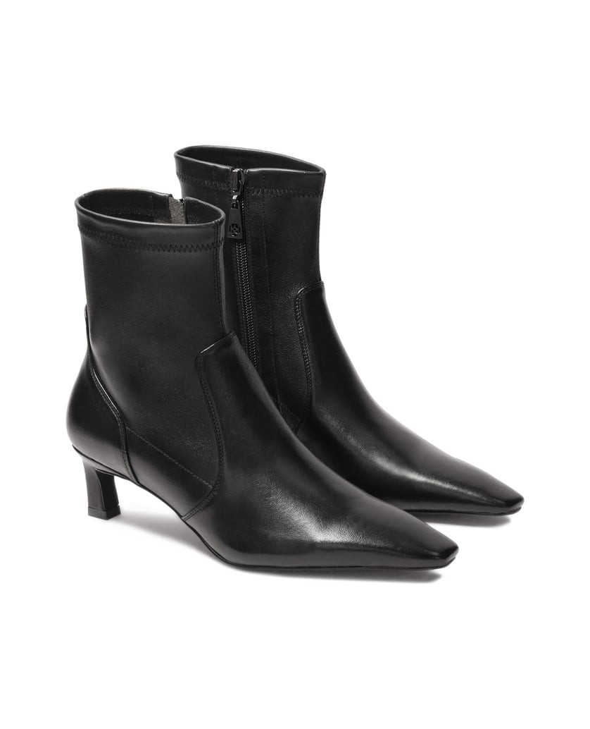 Kazar-Schwarze-Stiefel-mit-verlängerter-Nase-schwarz