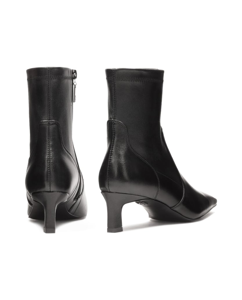 Kazar-Schwarze-Stiefel-mit-verlängerter-Nase-schwarz