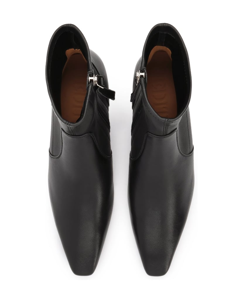 Kazar-Schwarze-Stiefel-mit-verlängerter-Nase-schwarz