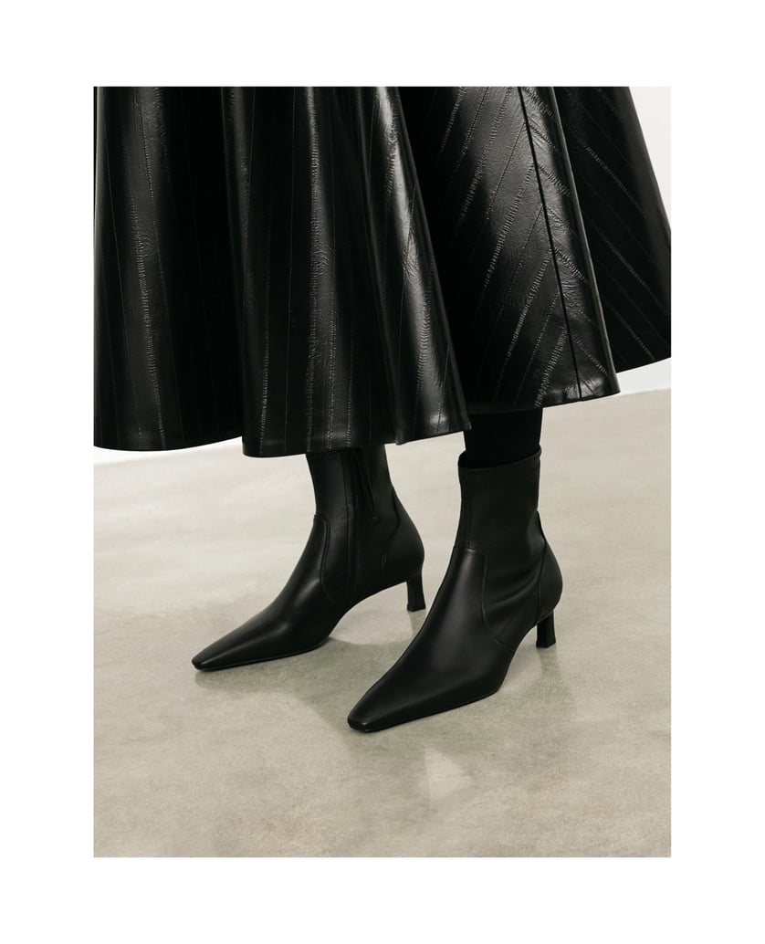 Kazar-Schwarze-Stiefel-mit-verlängerter-Nase-schwarz