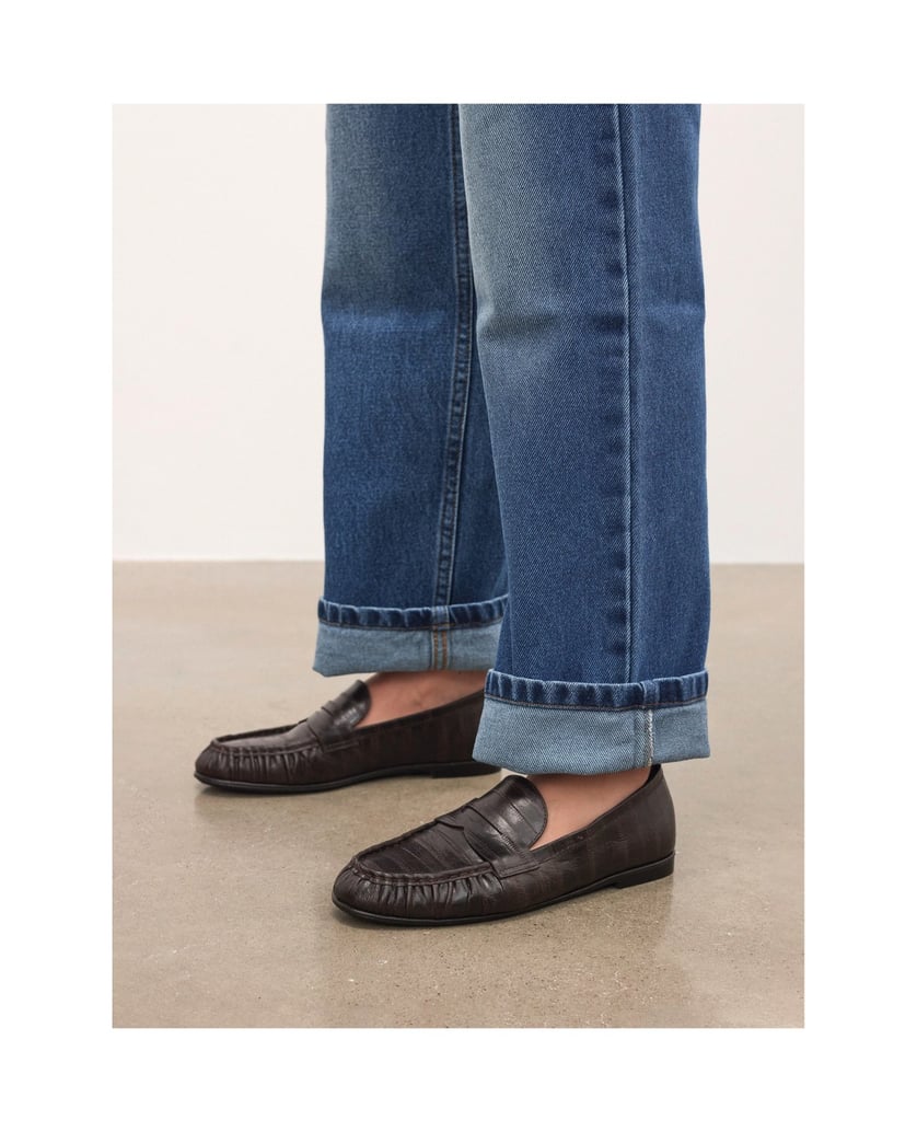 Kazar-Braune-Schuhe-mit-Prägung