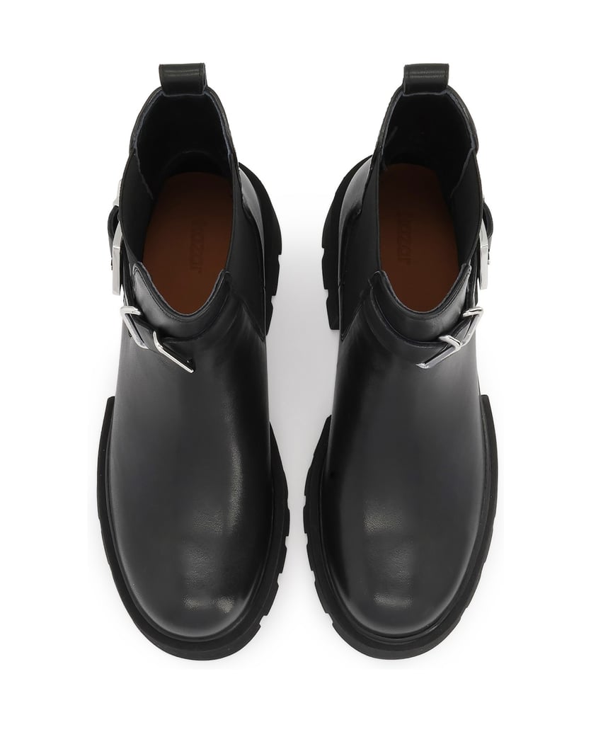 Kazar-Schlupfstiefel-mit-elastischen-Einsätzen-schwarz