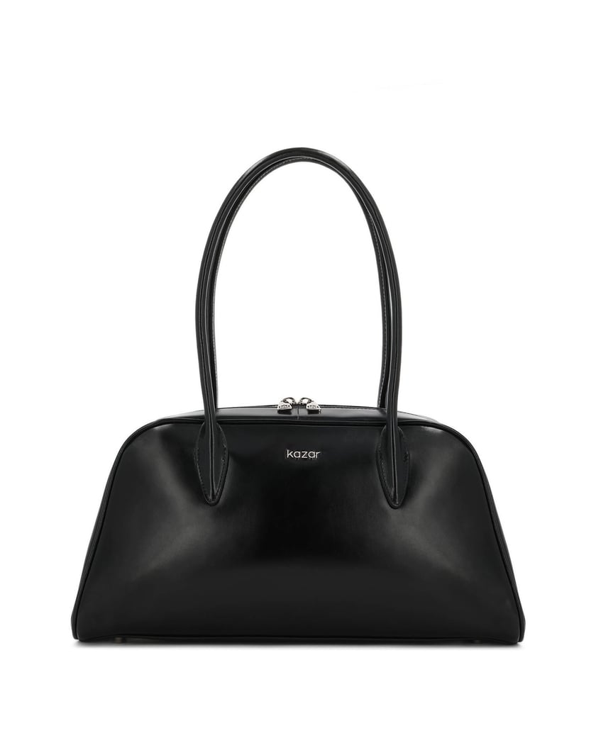 Kazar-Schwarze-Lederhandtasche-schwarz