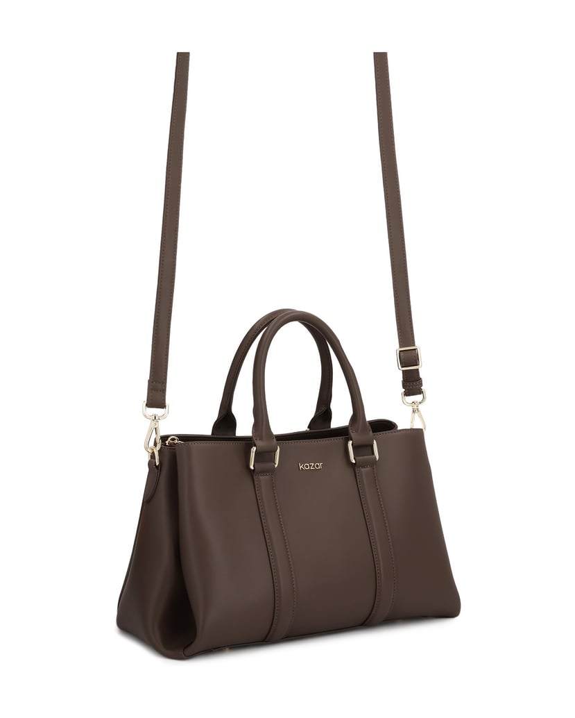 Kazar-Braune-elegante-Handtasche-braun