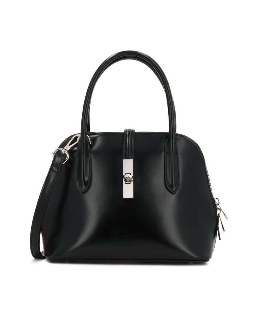 Kazar-Lederhandtasche-mit-fester-Konstruktion-schwarz