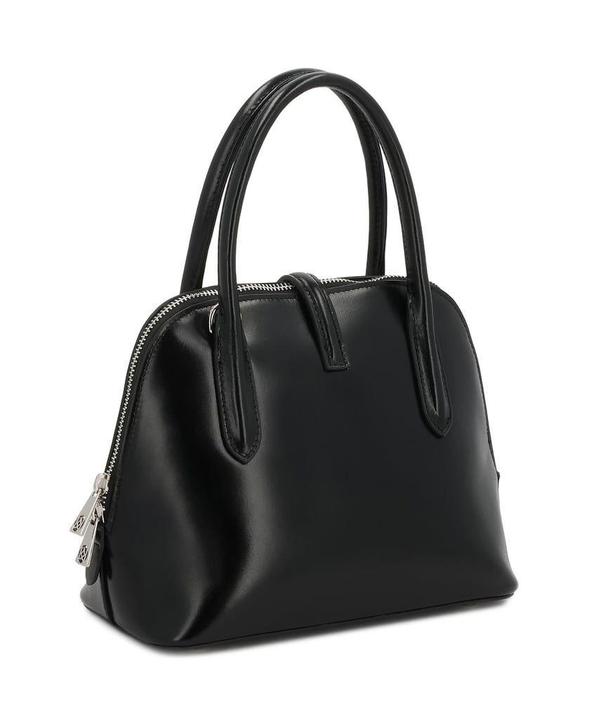 Kazar-Lederhandtasche-mit-fester-Konstruktion-schwarz