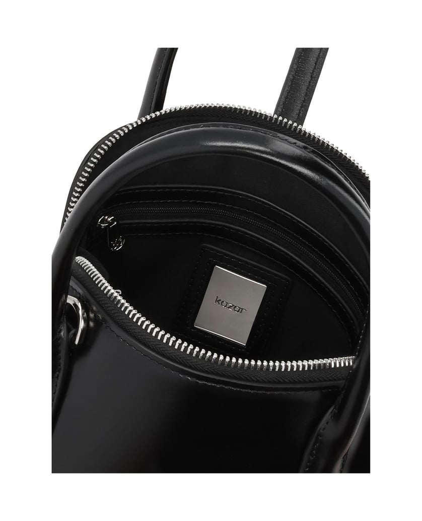 Kazar-Lederhandtasche-mit-fester-Konstruktion-schwarz