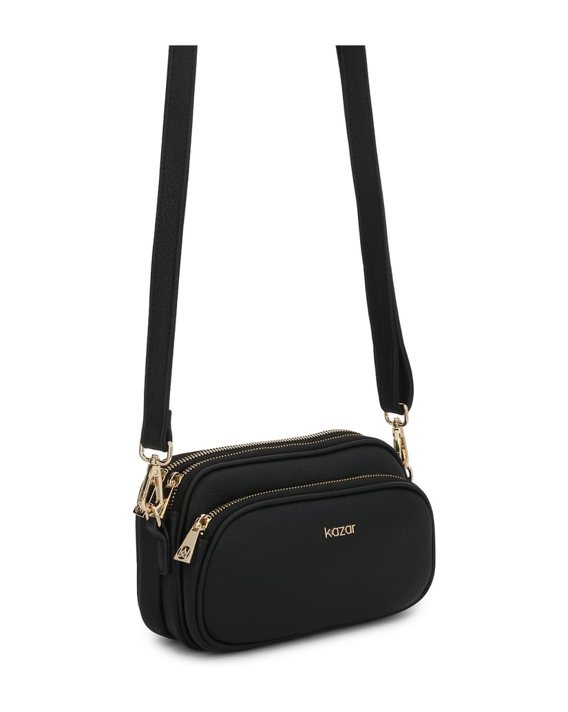 Kazar-Crossbody-Handtasche-in-schwarzer-Farbe-schwarz