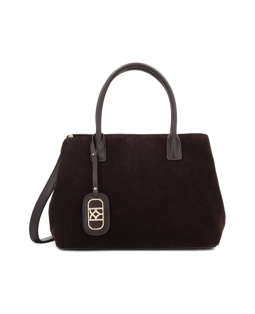 Kazar-Dunkelbraune-Wildlederhandtasche-dunkelbraun