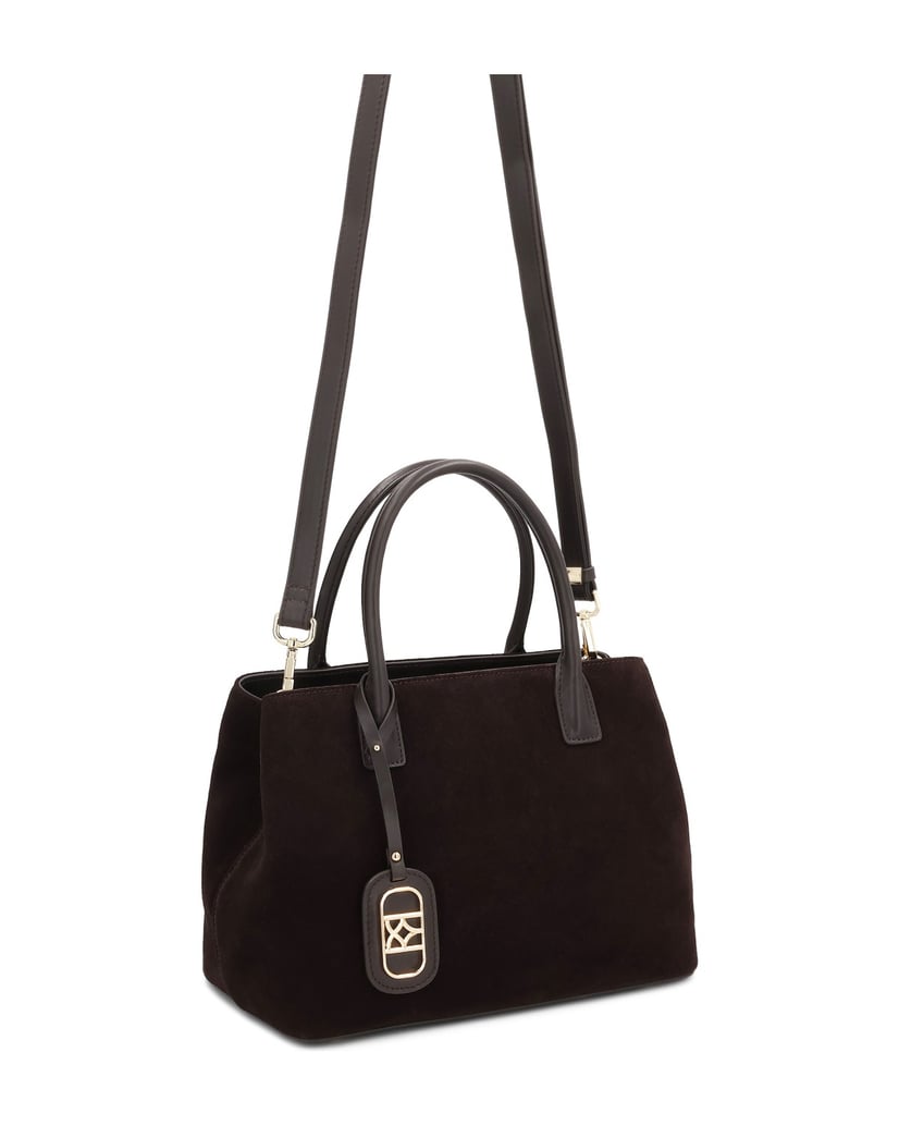 Kazar-Dunkelbraune-Wildlederhandtasche-dunkelbraun