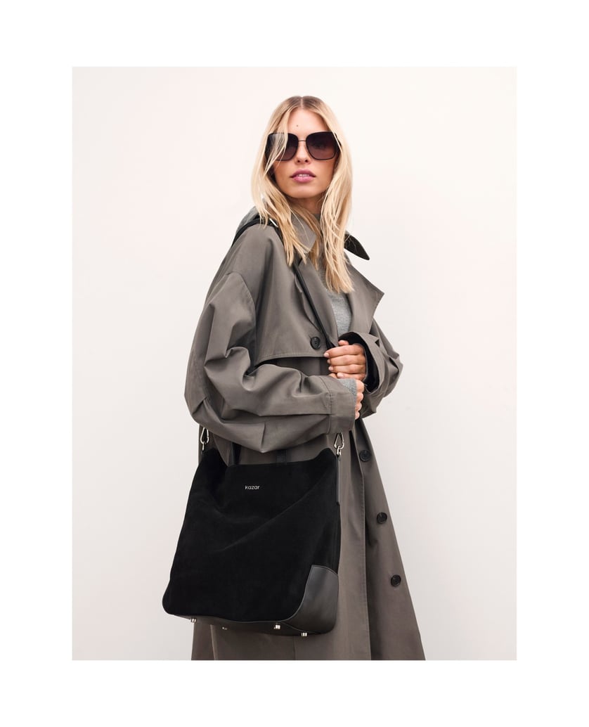 Kazar-Geräumige-schwarze-Wildlederhandtasche-schwarz