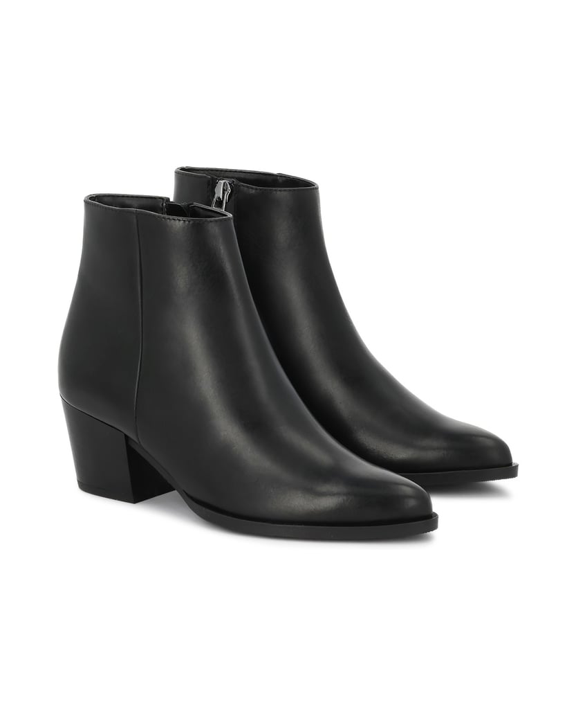 Kazar-Klassische-Lederstiefel-mit-Reißverschluss-schwarz