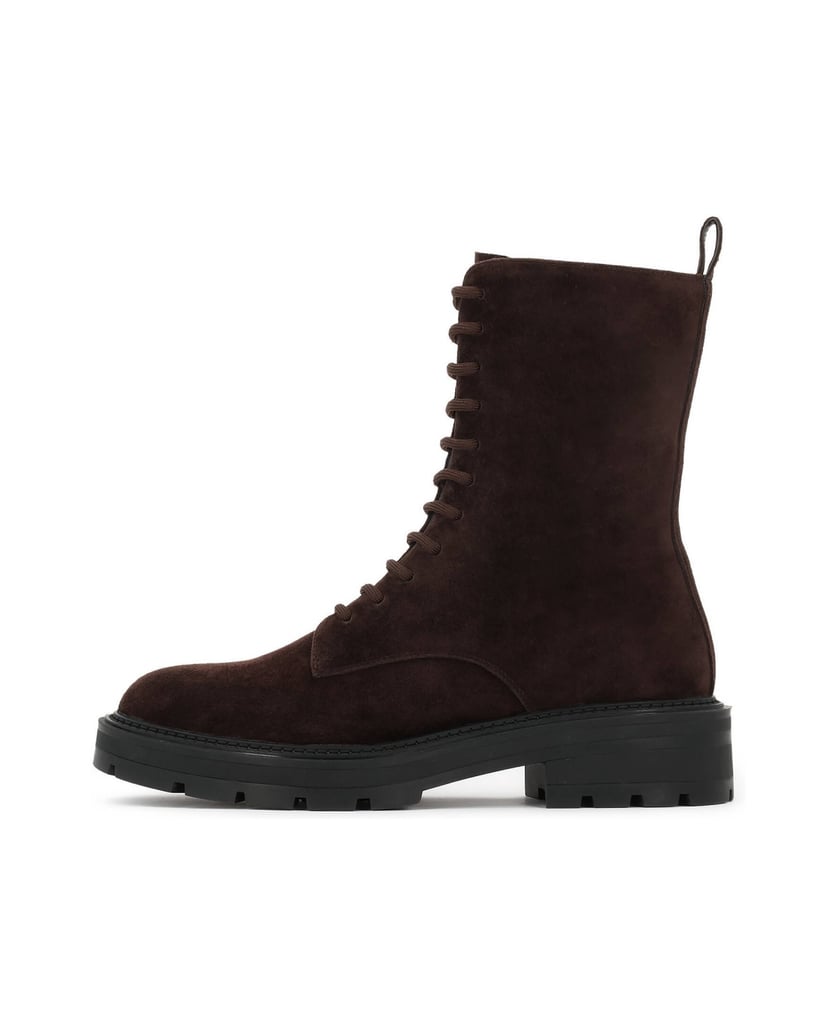 Kazar-Wildlederstiefel-mit-hohem-Schaft-dunkelbraun