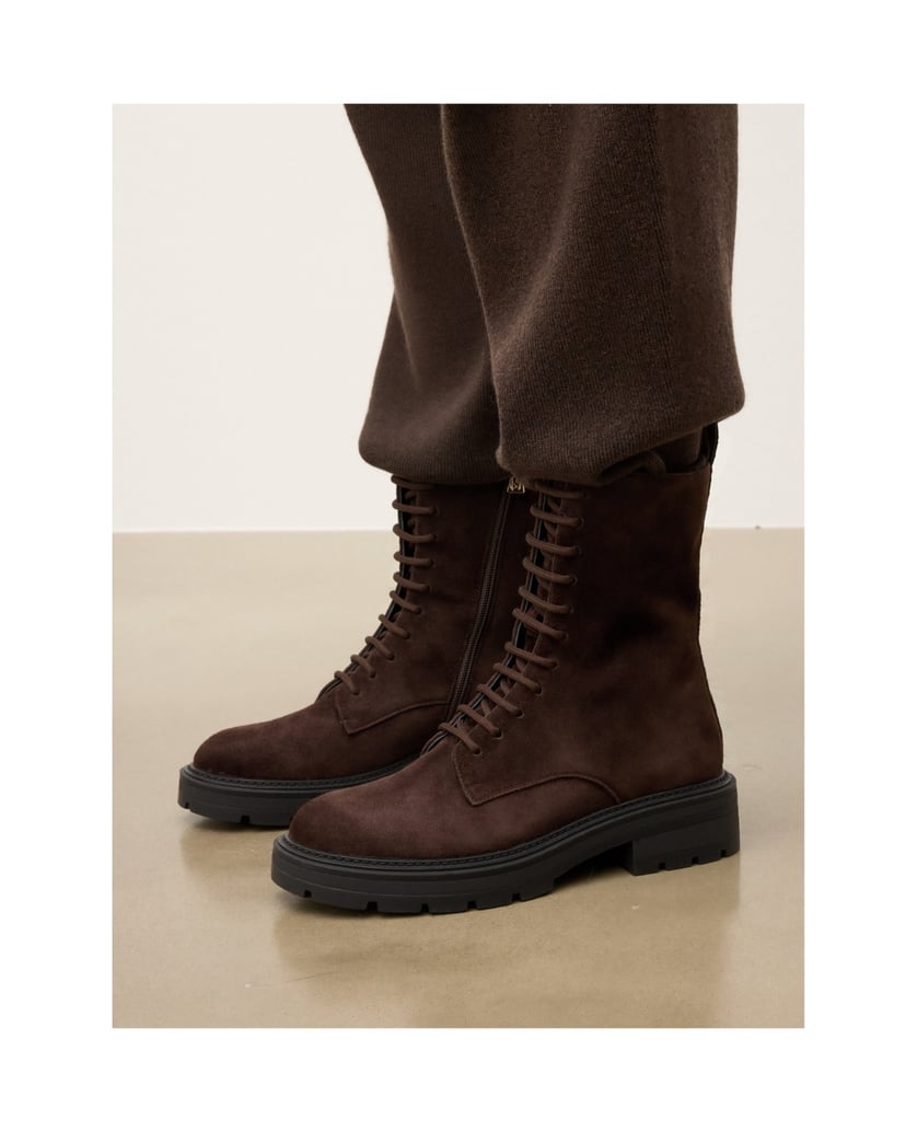 Kazar-Wildlederstiefel-mit-hohem-Schaft-dunkelbraun