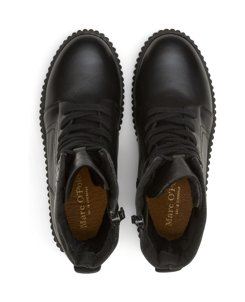Marc-O´Polo-Schnürstiefel-Model-Bianca-schwarz