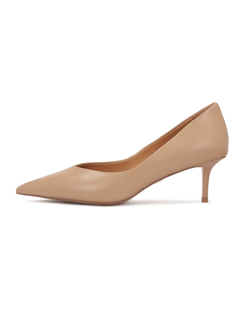 Kazar-Klassische-beigefarbene-Lederpumps-beige
