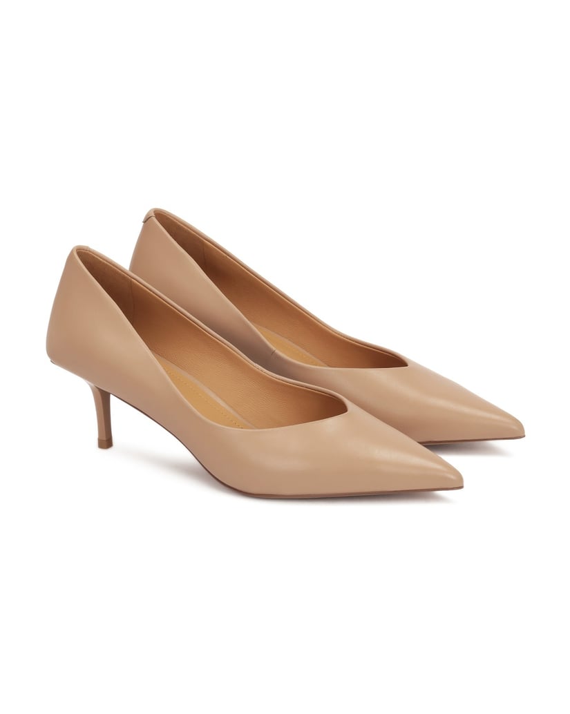 Kazar-Klassische-beigefarbene-Lederpumps-beige