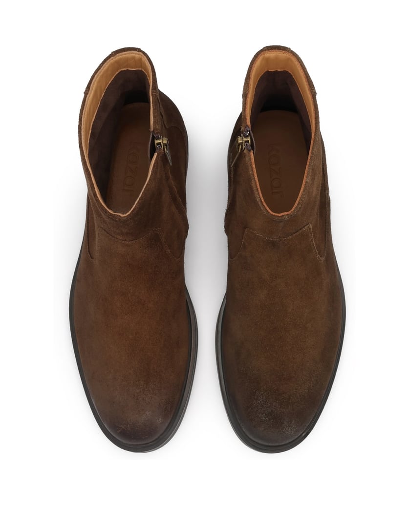Kazar-Braune-Herrenstiefel-aus-Wildleder-braun