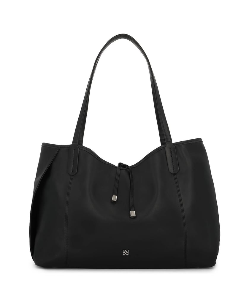 Kazar-Lederhandtasche-mit-herausnehmbarem-Einsatz-schwarz
