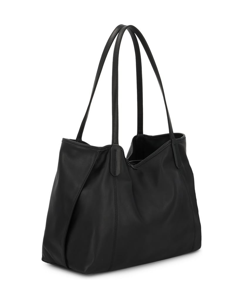 Kazar-Lederhandtasche-mit-herausnehmbarem-Einsatz-schwarz