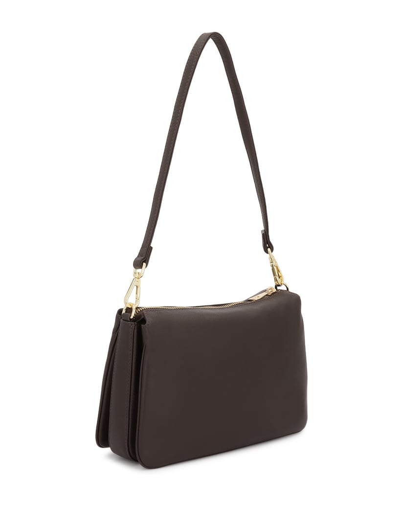Kazar-Kleine-braune-Handtasche-mit-zwei-Riemen-braun