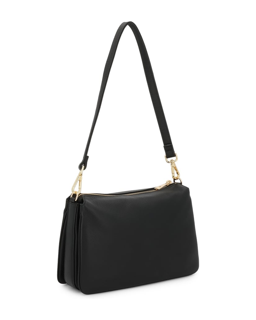 Kazar-Schwarze-Ledertasche-mit-goldenen-Details-schwarz
