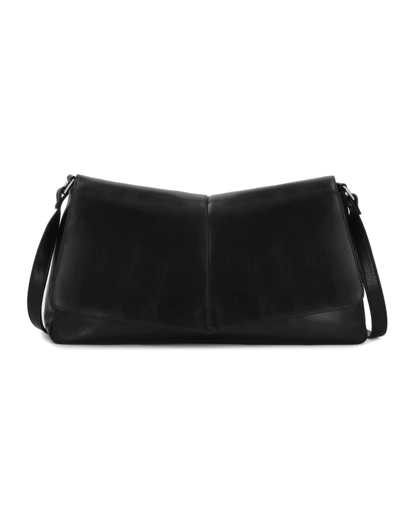 Kazar-Schwarze-Handtasche-mit-Riemen-schwarz