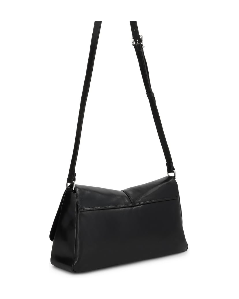 Kazar-Schwarze-Handtasche-mit-Riemen-schwarz