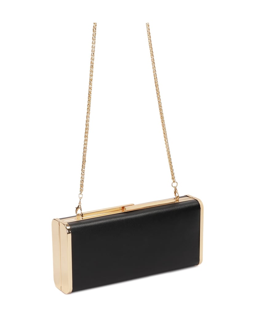 Kazar-Abendhandtasche-mit-eleganter-Hardware-schwarz