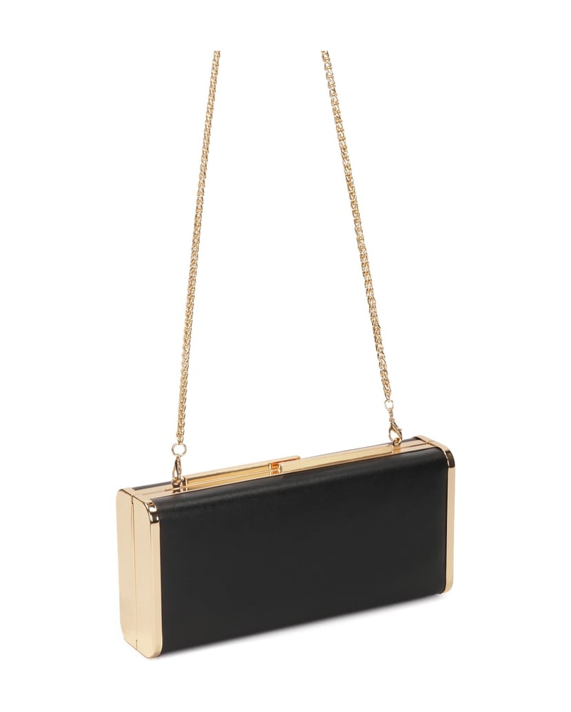 Kazar-Abendhandtasche-mit-eleganter-Hardware-schwarz