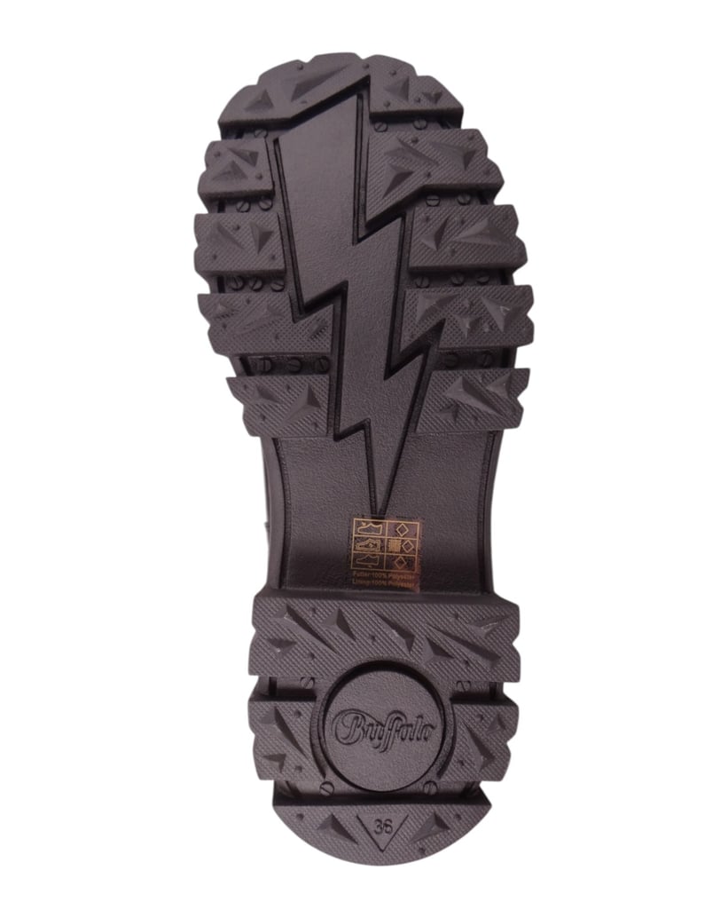 Buffalo-Stiefeletten-schwarz